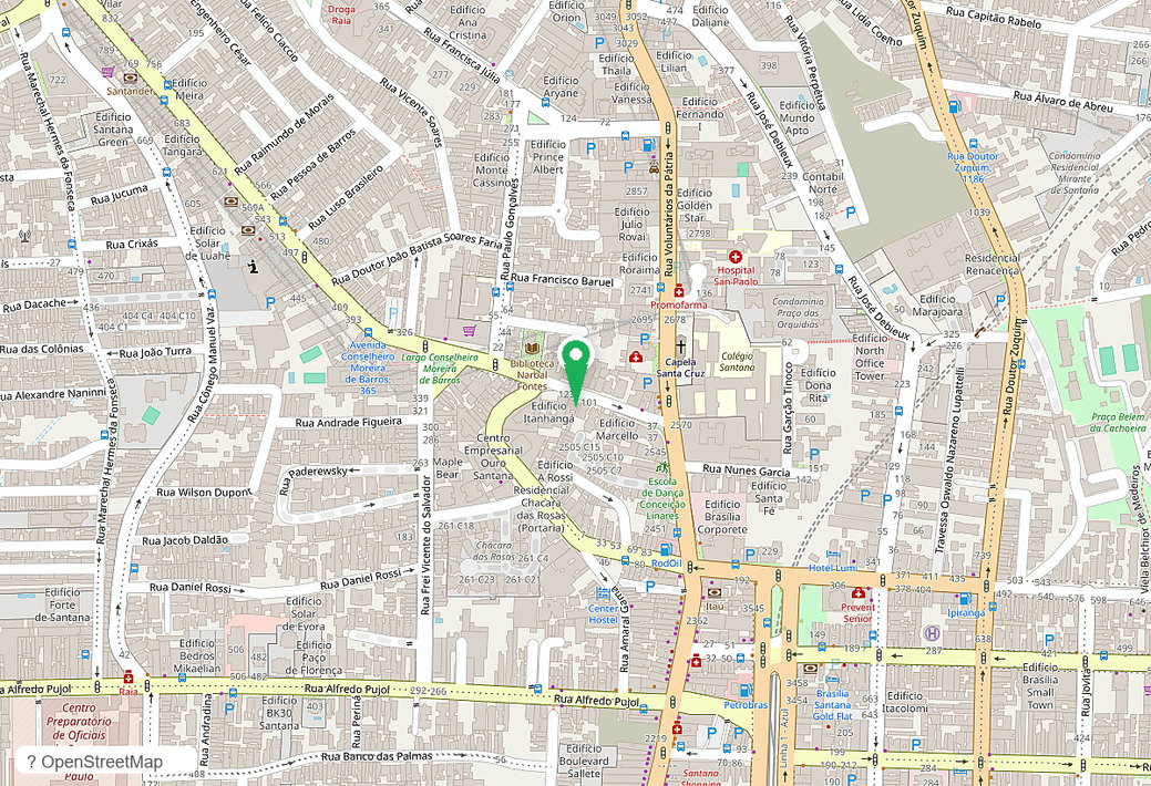 Mapa da Pluga Já em Santana, São Paulo